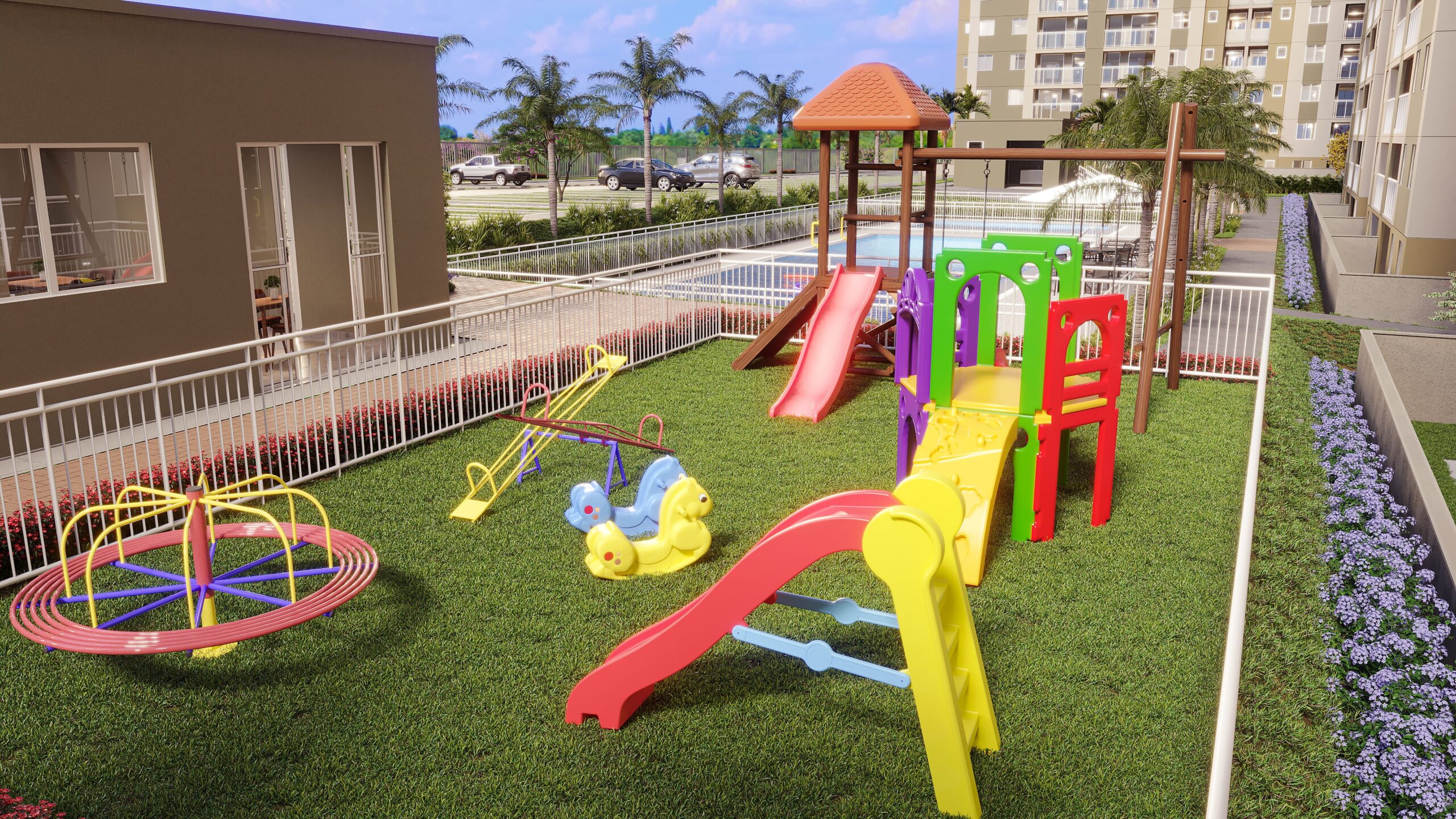 playground do complexo alto sobradinho, residencial alto do horizonte.